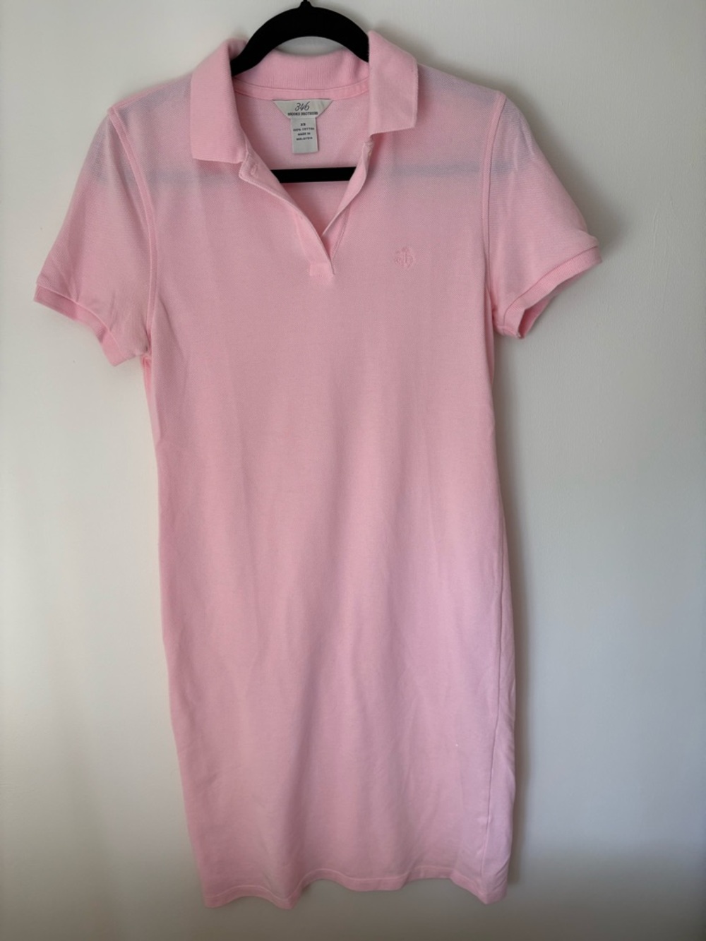 Brooks Brothers 346 Light Pink Polo Dress